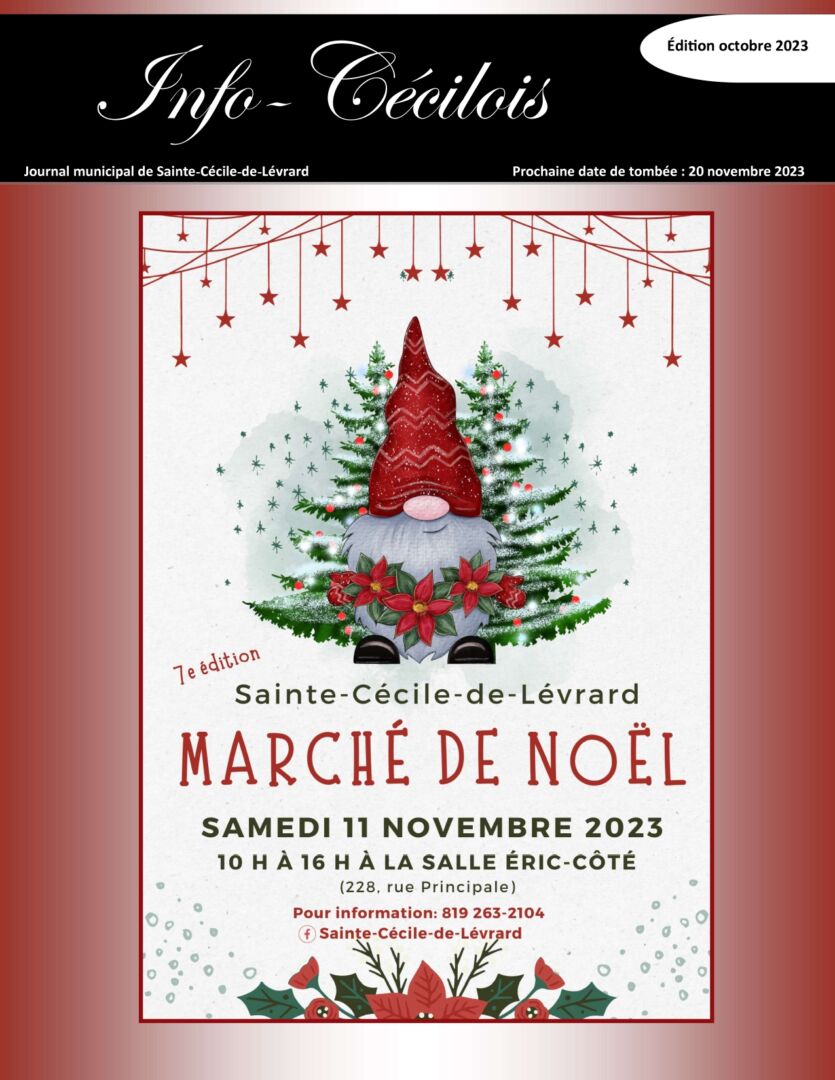 Marché de Noël 2023 SteCéciledeLévrard